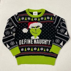 Boys 5T Grinch Christmas Sweater